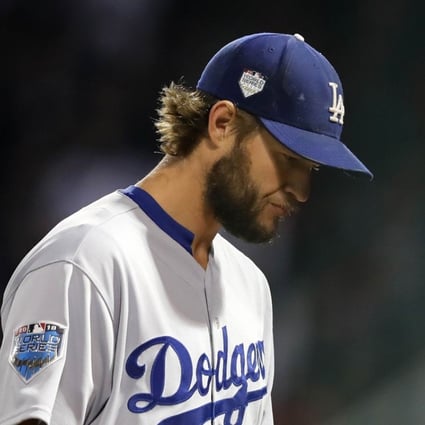 Made in the USA: baseball caps that won’t be subject to the tariffs include those on the heads of stars like Dodgers pitcher Clayton Kershaw. Photo: AFP