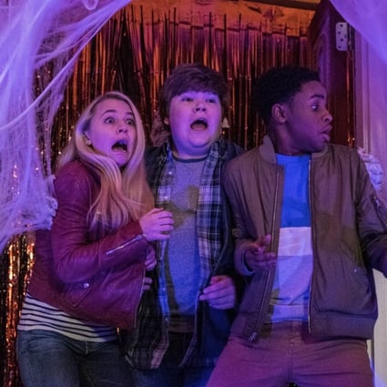 From left: Madison Iseman, Jeremy Ray Taylor and Caleel Harris in Goosebumps 2: Haunted Halloween (category IIA), directed by Ari Sandel.