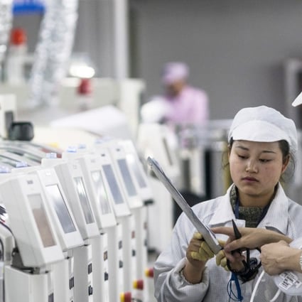 Sixty four per cent of manufacturers said they were considering moving operations out of China. Photo: EPA-EFE