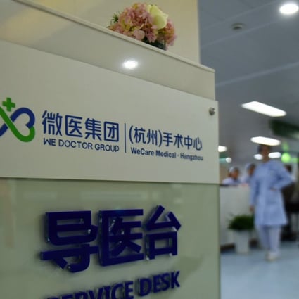 WeDoctor’s online medical services platform is used by over 3,700 mainland hospitals. Photo: Imaginechina