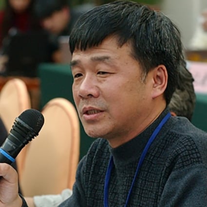 Liberal economist Sheng Hong was stopped from leaving Beijing on Thursday. Photo: Handout