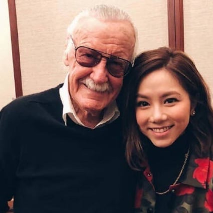 Stan Lee’s encounter with G.E.M. in Hong Kong last December became a source of inspiration for the new superhero. Photo: Handout