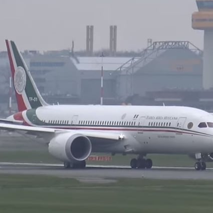 For sale: Mexico's presidential jet, a Boeing 787-8 Dreamliner. File photo: YouTube