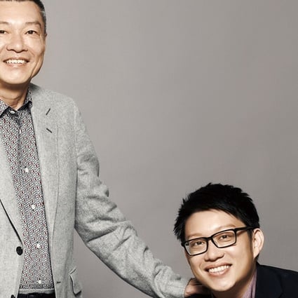 (from left) Hank Wu, chairman, and Kevin Wu, chief operating officer