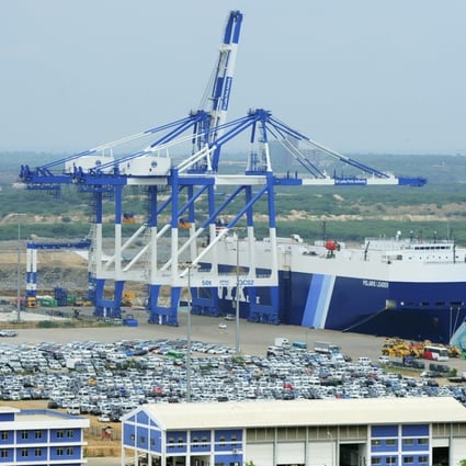 In one belt and road deal, Sri Lanka handed over Hambantota port to state-owned China Merchants Port Holdings on a 99-year lease last year. Photo: AFP