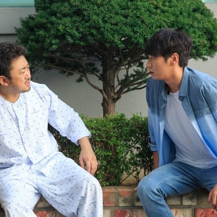 Ma Dong-seok (left) and Kim Young-kwang in a still from The Soul-mate (category IIA; Korean), directed by Jo Won-hee.