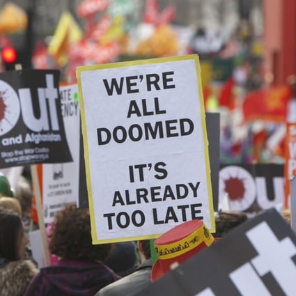 Thousands of demonstrators marched through London in March 2009 to demand action on poverty, jobs and climate change at the start of a week of protests aimed at the G20 summit. Photo: Reuters