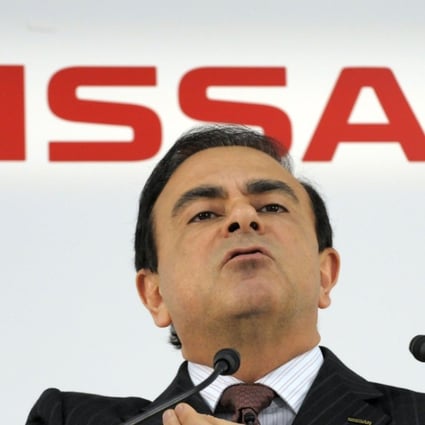 Carlos Ghosn during Nissan's press conference in Yokohama on May 12, 2010. Photo AFP