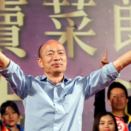 Han Kuo-yu, 61, won a crushing victory for the opposition Kuomintang in the battle to become mayor of Kaohsiung. Photo: Reuters