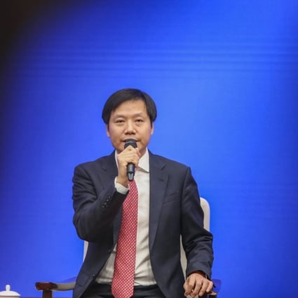 Xiaomi founder and CEO Lei Jun says AI plus IoT is the company’s core strategy. Photo: SCMP/ Simon Song