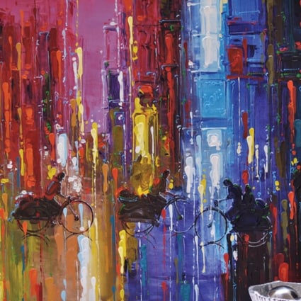 An artwork from Art House Asia titled ‘Abstract Painting’ by Nikolai Gritsunchuk of Russia