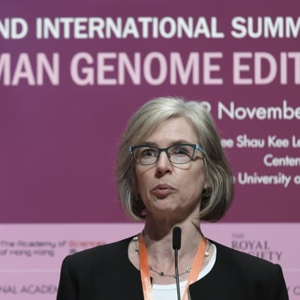 Jennifer Doudna, a scientist at the University of California, Berkeley (seen on Tuesday) was among those who criticised He Jiankui, the scientist who claimed to have gene-edited the embryos of a pair of twins. Photo: AP