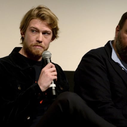 Joe Alwyn, who stars in The Favourite, with the film’s director and producer, Yorgos Lanthimos. Photo: AP