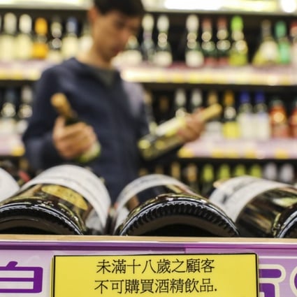 Chan said the government would consider stronger measures to control alcohol consumption, similar to those regulating tobacco. Photo: Dickson Lee