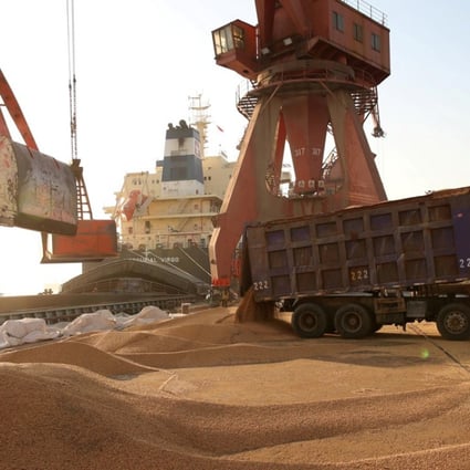 China is the world’s biggest buyer of soybeans, with demand for animal feed growing in step with China’s rising appetite for meat. Photo: Reuters