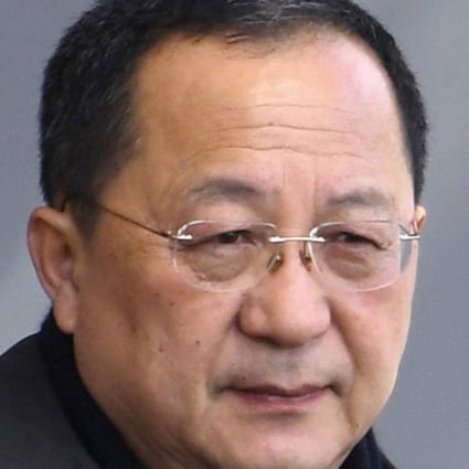 North Korean Foreign Minister Ri Yong-ho is on a three-day visit to Beijing, where he is expected to seek support for an easing of UN sanctions ahead of denuclearisation talks with the US. Photo: AP