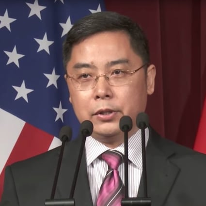 Li Kexin, deputy chief of mission at China’s US embassy in Washington, says impressions of China’s might are 20 per cent the result of the country’s “nationalist bubble we’ve created by ourselves”. Photo: Handout