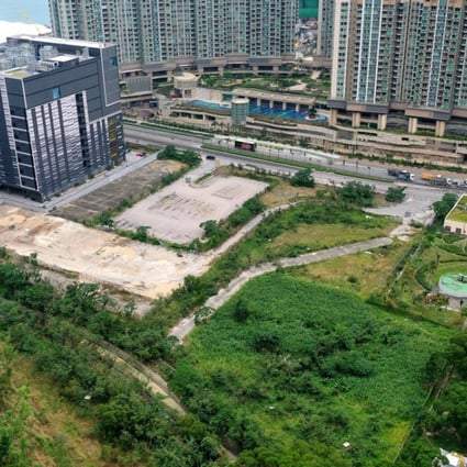 An aerial view of the 295,405 square foot site at Tseung Kwan O that will be developed into a data centre. Photo: Winson Wong