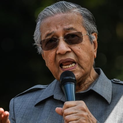 Malaysia’s Prime Minister Mahathir Mohamad was meant to attend a human rights event that has been postponed to avoid a clash with a rally organised by the opposition coalition. Photo: AFP