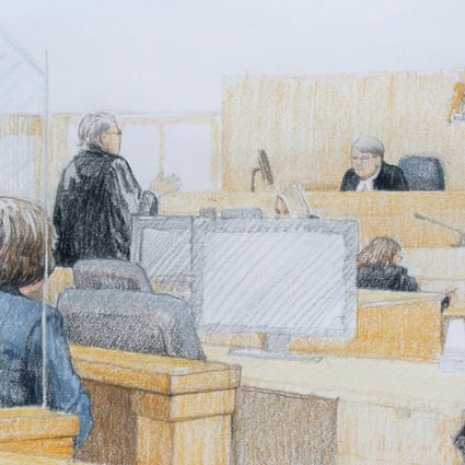 Sabrina Meng appeared in a Vancouver court on Friday. Photo: Reuters