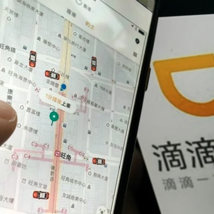 Didi Chuxing app. Photo: SCMP