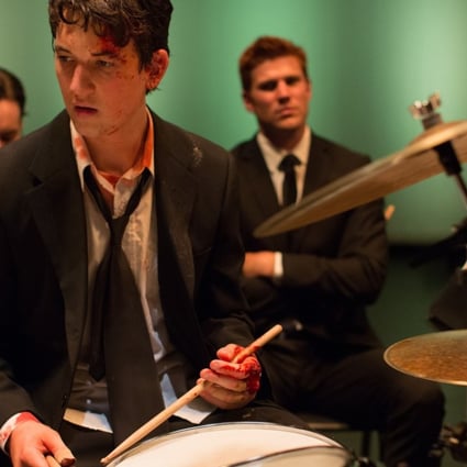 Miles Teller plays a 19-year-old drummer in Whiplash.