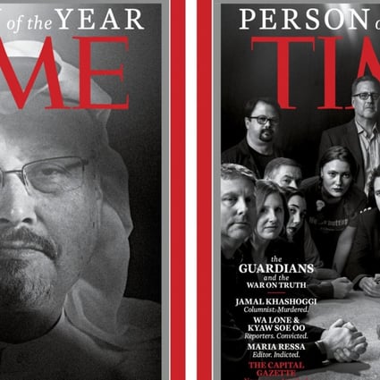 Time Magazine Names Jamal Khashoggi And Persecuted Journalists As Person Of The Year South China Morning Post