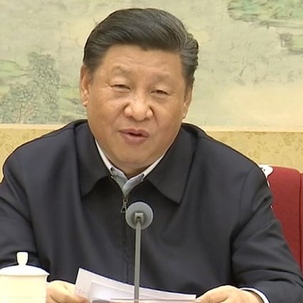 The Politburo, headed by President Xi Jinping, has put the focus on a “powerful” domestic economy. Photo: CCTV
