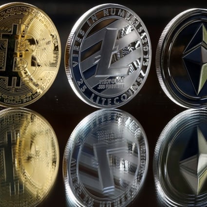 First generation of cryptocurrencies – bitcoin, litecoin, ethereum tokens. Photo: Bloomberg