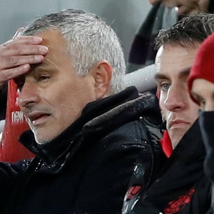 Jose Mourinho’s Manchester United showed no cohesion in a chastening defeat to Liverpool on Sunday. Photo: Reuters