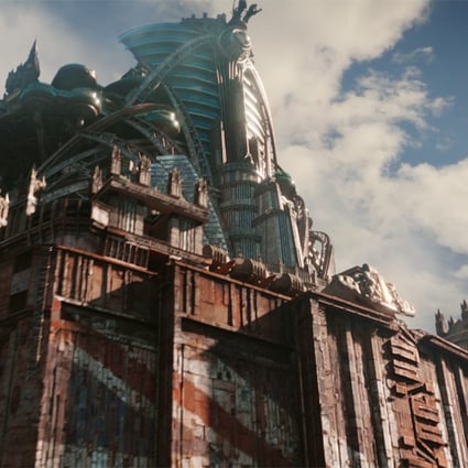 In Mortal Engines, set hundreds of years after a cataclysmic event has destroyed civilisation, roving “predator cities” on caterpillar treads, including London (seen here), devour everything in their paths. Photo: Universal Pictures