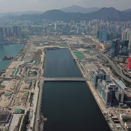 Land prices in Kai Tak, the site of Hong Kong’s former airport, have fallen nearly 18 per cent since May. Photo: Roy Issa