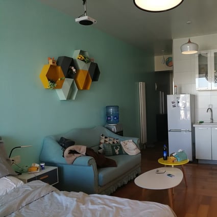 Steven Huang’s apartment is run by CJia, a rental company. Such properties are generally 15-30 per cent more expensive than comparable spaces nearby. Photo: Zheng Yangpeng