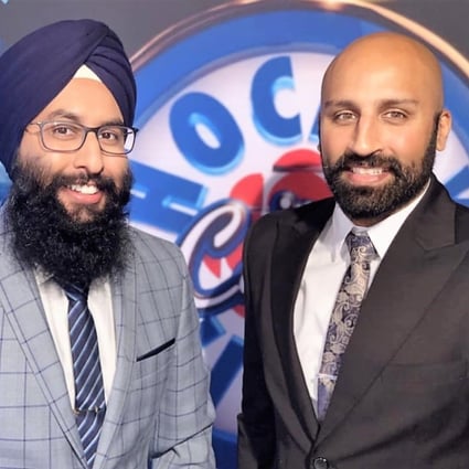 Harnarayan Singh and Harpreet Pandher on Hockey Night In Canada Punjabi.