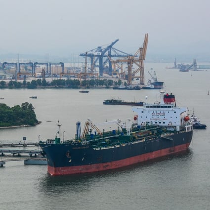 Cargo ships on the sea near Hai Phong, Vietnam. Hai Phong is a major port city. Photo: Alamy