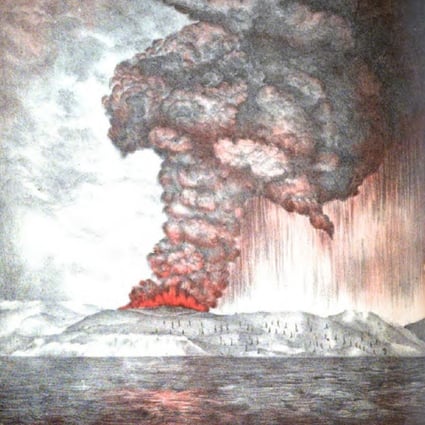 Letusan Gunung Krakatau pada 1883