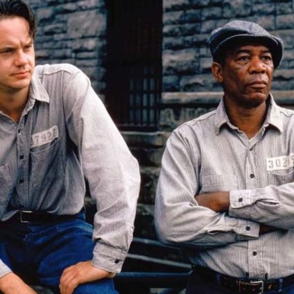 Tim Robbins and Morgan Freeman in a scene from The Shawshank Redemption (1994). Photo: Courtesy of Park Circus/Warner Bros