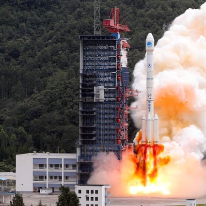 China sends twin BeiDou-3 navigation satellites into space on a Long March-3B carrier rocket from Xichang Satellite Launch Center in Xichang, Sichuan Province, October 15, 2018. Photo: Xinhua