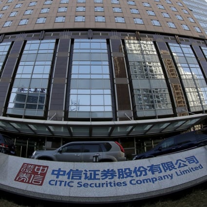 The Citic Securities head office in Beijing. Photo: Reuters
