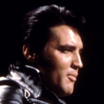 A still from Elvis Presley’s 1968 comeback special.