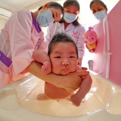 Births in Liaocheng in Shandong province, one of China’s most populous provinces, were only 64,753 in the first 11 months of 2018, a fall of 26 per cent. Photo: Alamy