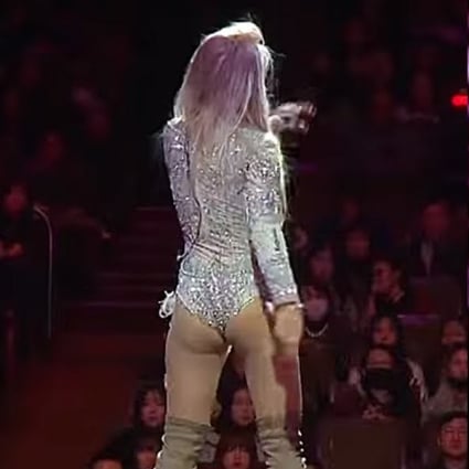 K Pop Star Hyolyn Shocks Drama Awards With Butt Naked Performance South China Morning Post 2022 Kbs Awards Hyolyn Reaction