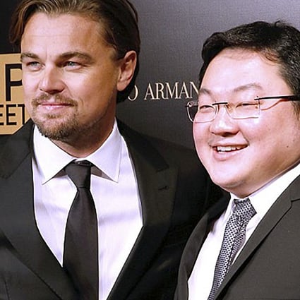 Leonardo DiCaprio (left) with Low Taek Jho, the Malaysian businessman embroiled in the 1MDB scandal. Photo: AFP