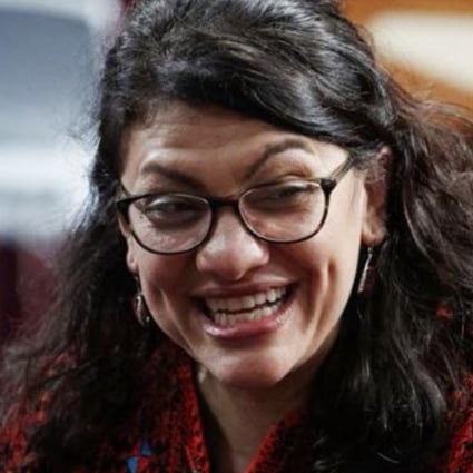 Freshman US Representative Rashida Tlaib used a vulgarity to call for the impeachment of US President Donald Trump. Photos: AP and EPA