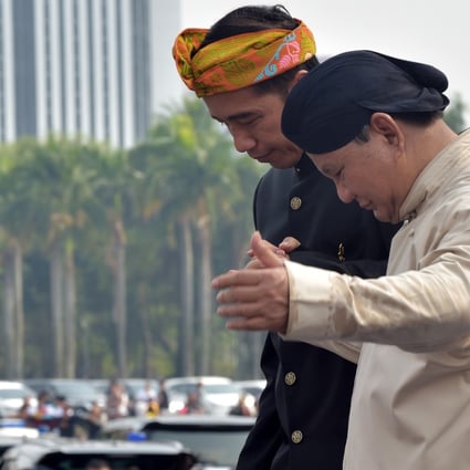 Indonesia's President Joko Widodo and presidential candidate Prabowo Subianto. Photo: AFP