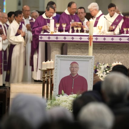The funeral mass for Bishop Michael Yeung was held at the Cathedral of the Immaculate Conception. Photo: Dickson Lee