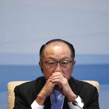 Jim Yong Kim’s sudden departure brought token regrets and faint praise from US President Donald Trump, without any hint as to who the successor will be. Photo: AP