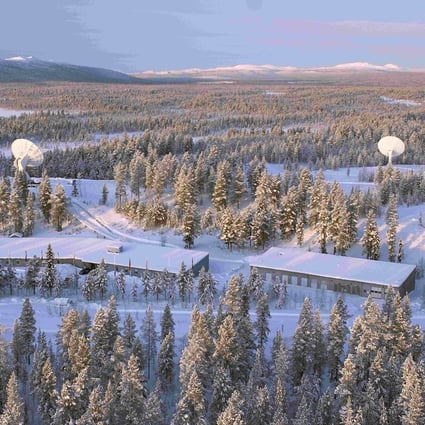 The station in Kiruna, northern Sweden, was built by China in 2016 and relays images of the artic regions. Photo: ESA
