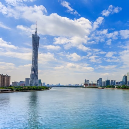 The Guangzhou city skyline. China’s fourth largest city in economic terms posted disappointing growth data for 2018. Photo: Shutterstock