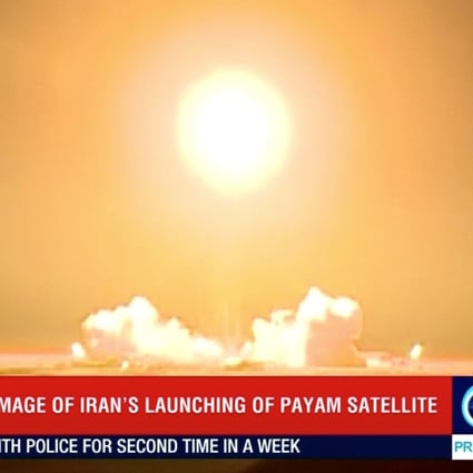 The satellite, named Payam, failed in the third stage of the launch. Photo: Reuters